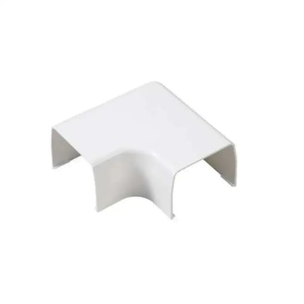Airconplus Haakse platte bocht Ral 9010 WIT 110X75mm