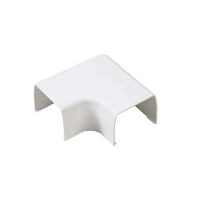 Airconplus Haakse platte bocht Ral 9010 WIT 110X75mm