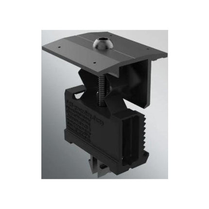 SOLARSTELL CONNECT UNIVERSELE EASYKLEM ZWART